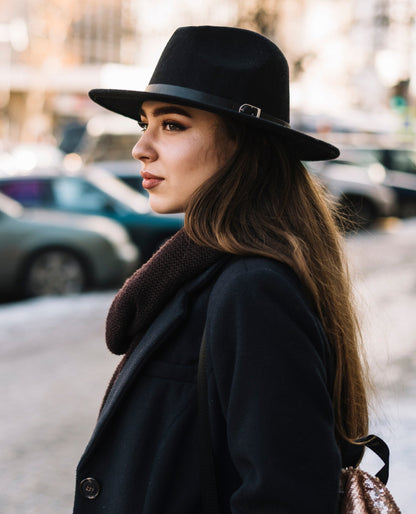 100% Wool Felt Hat for Women/Men